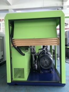 ปั๊มลมอุตสาหกรรมสแตนเลสแบบกำหนดเอง Airking PLC 220V 380V 7.5KW 8bar 10bar แบบหล่อลื่นด้วยน้ำ ปราศจากน้ำมัน - Product Image 2