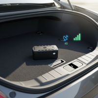 Pelacak GPS Mobil Smart GT76B 10000mAh Baterai Tahan Lama Desain Magnetik Tahan Air Kendali Jarak Jauh Real-Time GSM Aplikasi Android 1 Tahun