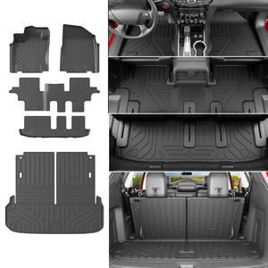 Tapis de sol 7 places compatibles avec Nissan Pathfinder 2013-2020, tapis de coffre 13 JX35, tapis de sol 14-20 QX60 - Product Image 1
