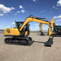 Harga Bagus Excavator Kecil 7.5T XE75D dengan Bucket 0.3m³ dan Breaker untuk Pekerjaan Pemindahan Tanah dan Konstruksi Kota, Hemat Energi