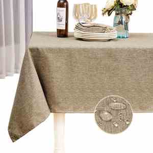 Pure Color Waterproof Dustproof <b>Tablecloth</b> Custom Size Rectangle Square <b>Party</b> Buffet Wedding Table Cover - Product Image 1
