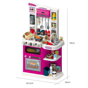 Juguetes <span class=keywords><strong>de</strong></span> Cocina Multifuncionales <span class=keywords><strong>de</strong></span> Plástico con Luz y Sonido, Grifo con Rociador <span class=keywords><strong>de</strong></span> Agua, Juguetes <span class=keywords><strong>de</strong></span> Cocina Económicos para Niños - Product Image 4