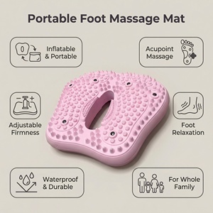 Nuevo Diseño, Tapete de Masaje de Pies Portátil Antifatiga, Material de PVC, Tapete de Acupresión, Reflexología, Almohadilla de Masaje para Caminar - Product Image 2
