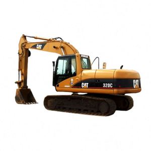 ผลิตในญี่ปุ่น รถขุดไฮดรอลิกมือสอง 20 ตัน รถขุดตีนตะขาบ Caterpillar Cat 320C มือสอง - Product Image 1