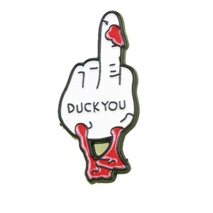 <span class=keywords><strong>Broche</strong></span> en émail Canard de dessin animé amusant, Badge créatif et mignon, Accessoires pour sacs et manches, Vente en gros - Product Image 5