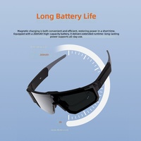 Lunettes intelligentes anti-lumière bleue V06, assistant IA 5.3, traduction en temps réel, batterie 260 mAh, caméra 32 MP, vidéo 1080P, IP54