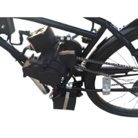 Moteur de vélo à essence 80cc, 2 temps, démarrage électrique, kit moteur pour vélo