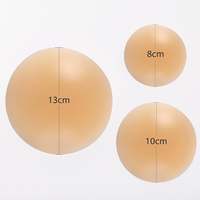 Couvre-mamelon confortables sans colle Pasties en silicone invisibles lavables sans couture pour robes et maillots de bain dos nu