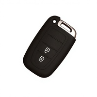 Housse de clé intelligente en caoutchouc à 4 boutons, compatible avec Sportage, Soul, Sorento, Forte, Rio, K5, Optima, Elantra, Sonata, Veloster