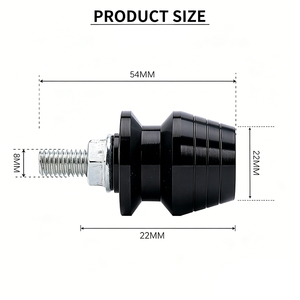 Tornillos de soporte para motocicleta, tornillos de aleación de aluminio CNC para el deslizador del eje del basculante de la motocicleta, compatibles con Yamaha, Honda, Suzuki - Product Image 2