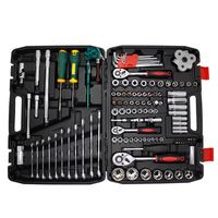 Offre Spéciale : Ensemble d'outils à main combinés 121 pièces pour réparation automobile, comprenant clés à cliquet, douilles de haute qualité et clés hexagonales