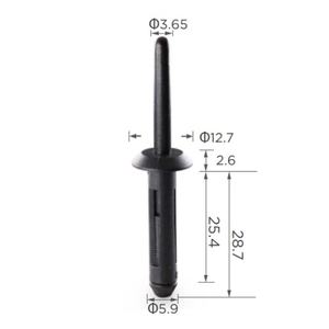 Rivets en plastique, rivets aveugles, clips et attaches automobiles, clips en plastique pour voitures, clips de carrosserie automobile, fabrication EA - Product Image 3