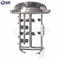 Zhitong 50L PLC émulsifiant sous vide homogénéisateur crème Lotion pour le corps faisant la Machine cosmétiques liquide mélangeur moteur pour produits chimiques