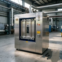 Laveuse-essoreuse industrielle compacte 30 kg à bon prix / Machine à laver à barrière sanitaire pour projets de blanchisserie médicale