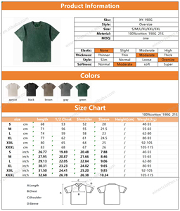 เสื้อยืดแฟชั่นผู้ชายฤดูร้อน ผ้าฝ้าย 100% คอกลม ทรงโอเวอร์ไซส์ สไตล์วินเทจ ลุคเท่ แขนสั้น ลายเรียบ ผ้าเจอร์ซีย์ - Product Image 4