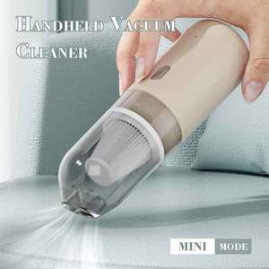 Mini <span class=keywords><strong>aspirateur</strong></span> de voiture <span class=keywords><strong>électrique</strong></span> sans fil portable à aspiration par soufflage, collecteur de poussière à moteur sans balais haute puissance - Product Image 2