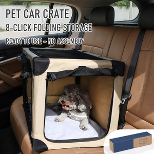 Cage de transport pliable pour chien en tissu Oxford avec côtés en maille pour petits animaux - Product Image 5