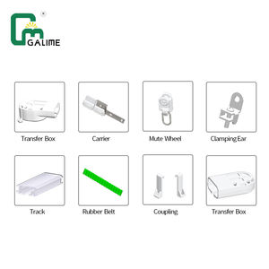 Kit de cortinas para Hotel americano, accesorio para oscurecer la <span class=keywords><strong>mejor</strong></span> calidad, moderno y ajustable, Motor de cortina eléctrica, bricolaje - Product Image 6