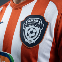 Patch 3D en tissu satiné pour maillot de football