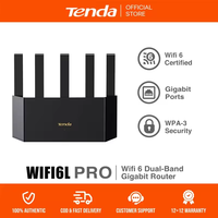 Routeur maillé Gigabit Tenda AX1500 TXL Pro double bande compatible WiFi 6 et WiFi 7 pour une couverture sans fil complète de la maison