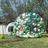 Dôme igloo transparent en PVC, tente à bulles gonflable, tente de réception extérieure, maison à bulles gonflable commerciale pour enfants et adultes