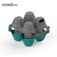 NOMOY PET NF-50 Boîte à œufs en plastique, structure d'escalade, mangeoire et cachette pour la reproduction de blattes Dubia, grillons et blattes rouges