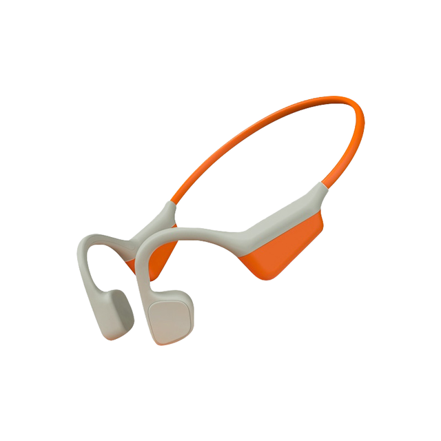 Neckband Stereo TWS Earphones Sports for 5.3 IPX-68 Waterproof True Bone Conduction Hi-Fi Sound Low Delay 180mAh