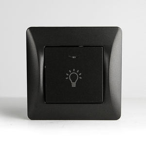 Interruptor de Botón <span class=keywords><strong>Pulsador</strong></span> Estándar Europeo de 1 Grupo con Señal de <span class=keywords><strong>Timbre</strong></span> e Indicador LED, Certificado CE/TUV, <span class=keywords><strong>Precio</strong></span> al por Mayor para Uso en Casa y Hotel - Product Image 3