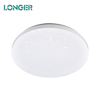 Plafonnier LED moderne et élégant en fer forgé pour chambre à coucher, salon et éclairage intérieur