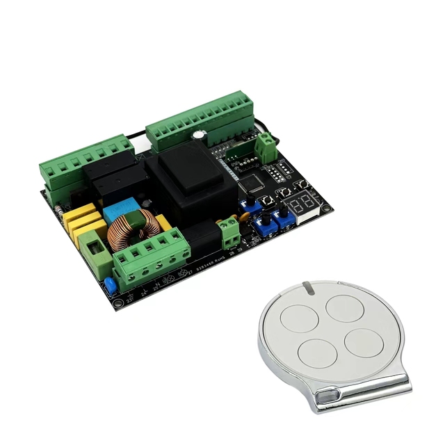 And Universal Silver Wireless Remote Control for Villa Gate & Garage Door Rolling Code Systems Modern Design Plastic Aluminum
