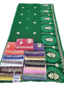 Chiffon ethnique coloré, respirant, en gros, OEM personnalisé, très vendu, nouveau design tendance, long, floral, avec strass - Product Image 2