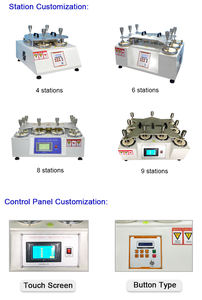 Multi-Station 4-Station 6-Station 9-Station ASTM D4970 ASTM D4966 <span class=keywords><strong>ISO</strong></span> 12947 Martindale Abrieb <span class=keywords><strong>tester</strong></span> Martindale Pilling <span class=keywords><strong>Tester</strong></span> - Product Image 4