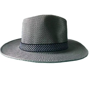 Sombrero de Paja Natural de Gamuza Elegante Unisex, Banda a Rayas, Giro Moderno para Adultos, Deportes de Playa Informales, Paisaje, Patrón Liso, Sombrero de Vaquero - Product Image 2