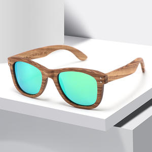 Lunettes de soleil en bois Conchen W3012, verres polarisés TAC UV400, protection solaire classique pour homme, idéales pour les voyages et la conduite, style tendance - Product Image 5