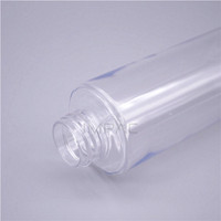 Flacon d'huile corporelle transparent 150 ml en PET, emballage cosmétique à épaule plate avec distributeur