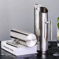 Vente directe usine – Pot à eau en acier inoxydable 304 de qualité alimentaire, design moderne, écologique, capacité 1L, avec logo personnalisé, outils de bar