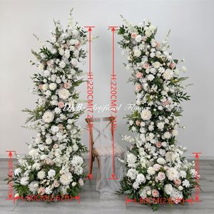 High Quality Flower Arrangement <b>white</b> luxury wedding arch flowers <b>Artificial</b> flower arch Wedding Centerpiece Decoration - Product Image 6
