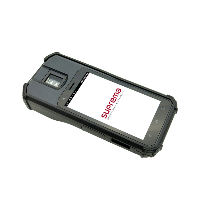 Handheld Biometric Terminal With Integrated Biometrics FBI Certified Low-Power Light Emitting Sensor