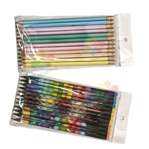 Ensembles de crayons Hb aiguisés en bois de la plus récente conception en gros crayons d'école personnalisés de haute qualité avec Earaser pour les étudiants - Product Image 6