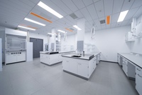 Banc de laboratoire hospitalier en métal sur mesure, résistant aux acides et aux alcalis, fonction de ventilation, disposition personnalisée, directement de l'usine, conforme aux normes internationales
