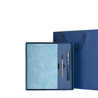 Ensemble cadeau de carnet d'affaires de qualité supérieure de luxe, carnet en papier imperméable A5 avec stylo en métal, logo personnalisé pour le bureau