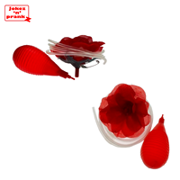 Jouet fantaisie en plastique écologique, cube de fleur de rose à eau, acclamé pour ses tours, idéal pour les farces du 1er avril, certifié EN71 CE