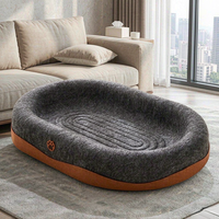 Griffoir pour chat en feutre de laine moderne, intégré au nid, résistant aux griffures, multifonctionnel, lit pour chat pour animaux domestiques d'intérieur