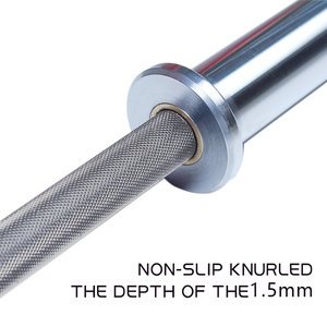 パワーリフティング用バーベルバー：ロゴカスタマイズ可能 - Product Image 3