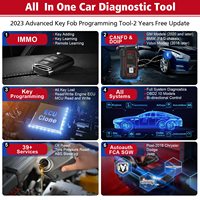 Programador de Llaves de Auto Launch X431 Immo Elite X 431 Immo Program Obd 2, Codificador de Chips, Escáner, Máquina de Programación de Llaves de Auto, Lanzamiento 2025