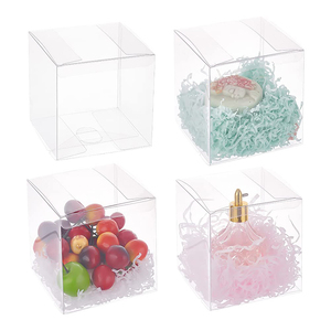 Rõ ràng hộp kẹo nhựa trong suốt vuông rõ ràng PVC Pet nhựa trong suốt Hộp Quà Tặng hộp nhựa trong suốt - Product Image 4