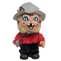 Nouvelle Poupée en Peluche Freddy Krueger & Kitty d'Halloween en Tissu Coton PP, Ornement Horreur pour Enfants de 4 à 6 Ans