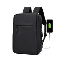 Puerto USB portátil que carga la mochila de la computadora Material Oxford impermeable para viajes de negocios Escuela Senderismo para hombres y mujeres