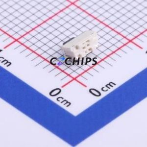 KH-2435-CAJ Tactile Switch SMD Switch Single Pole Single Throw Rectangle Button Horizontal Mount 4.6mm - Product Image 2