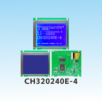 CH320240E-4 Modul LCD Grafis COG 3,8 Inci Layar LCD Matriks Titik 320240 Bingkai Besi RA8835 ChuanHangDisplay Produsen Langsung